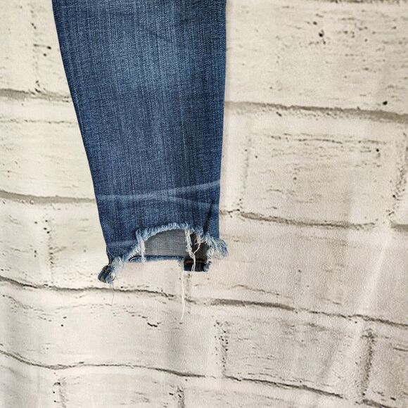 $128 MADEWELL Women 25 10" High-Riser Skinny Jeans in Hayes Wash #F4684 Rise - Picture 6 of 11